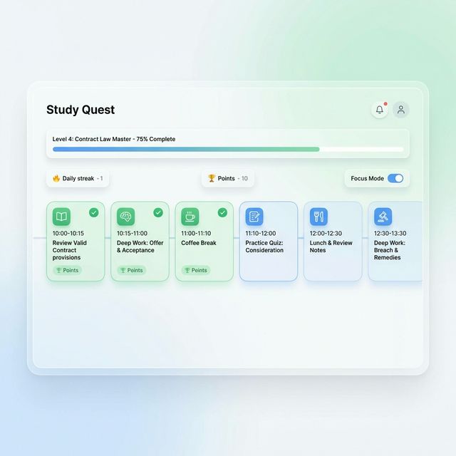 Minute by Minute Schedule