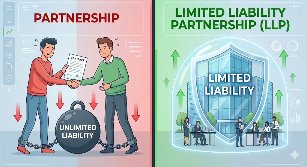 LLP vs Partnership: Top 5 Differences for Exams
