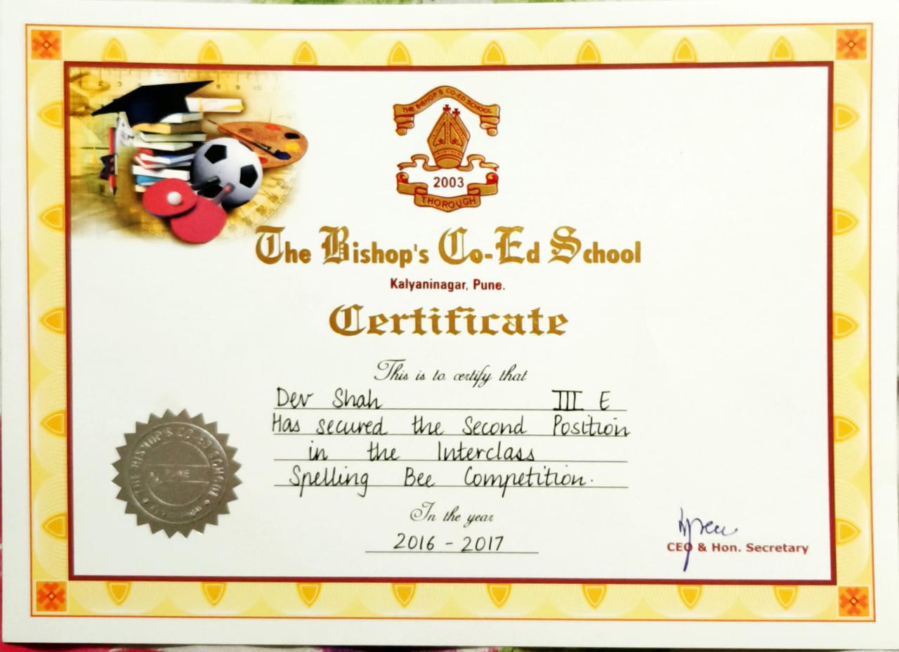 Spelling Bee ยท 2nd ยท 2016-17