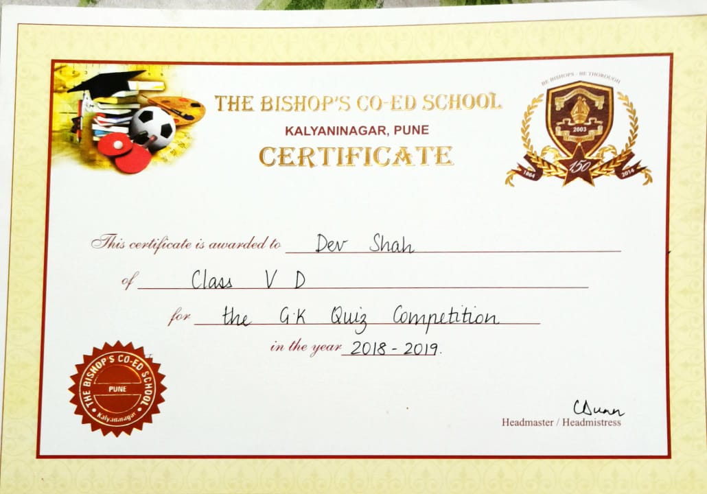 GK Quiz ยท 2018-19