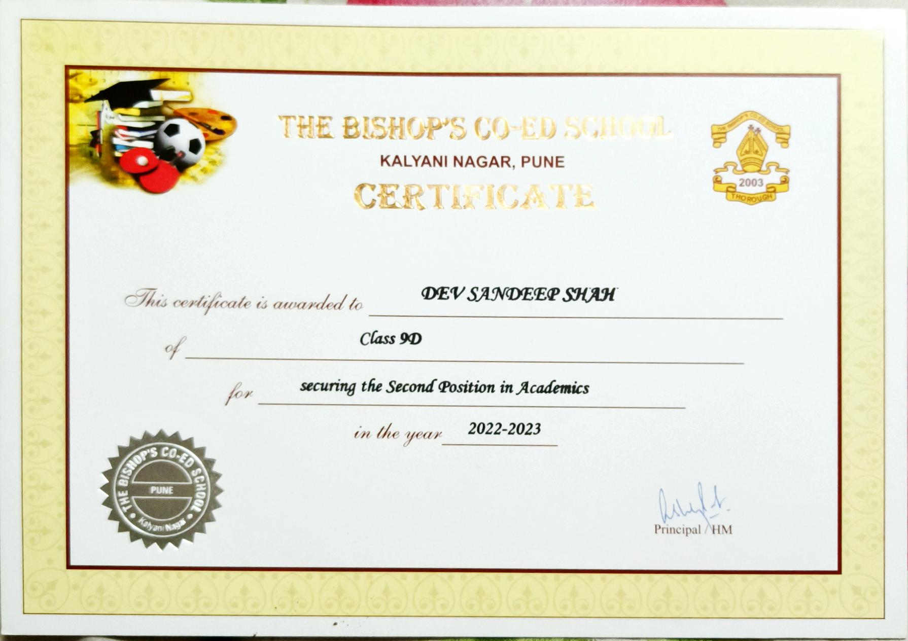 Academics ยท 2nd ยท 2022-23